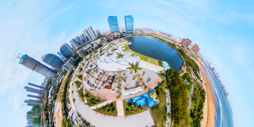 青岛西海岸城市阳台景区